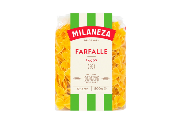 655442 MASSA LACOS FARFALLE MILANEZA 500G