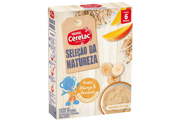 FARINHA LÁCTEA AVEIA, MANGA E BANANA SELAÇÃO DA NATUREZA CERELAC