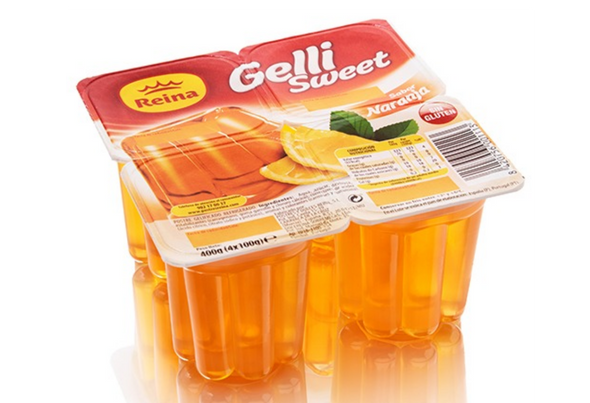 659436 GELATINA VEG LARANJA G SWEET 4X100G