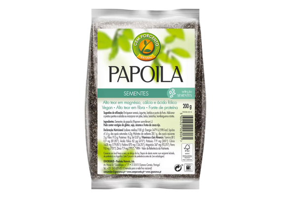 576595 SEMENTES PAPOILA PCT 200 GRS