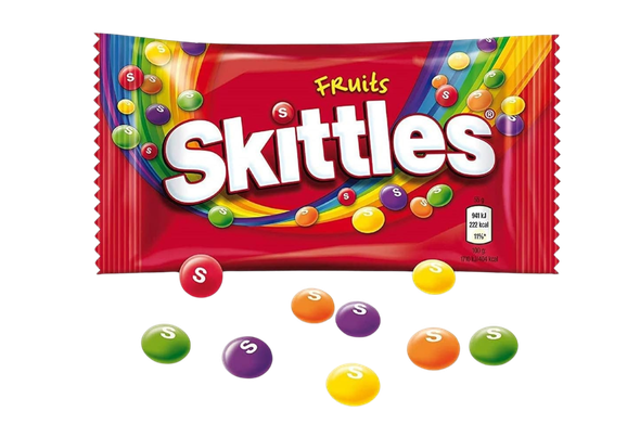 662719 SKITTLES BAG FRUITS 38G CX14