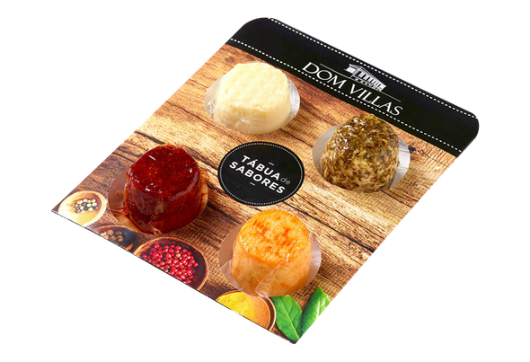 663820 TABUA QUEIJO ESPECIARIA DOM VILLAS 4X50G