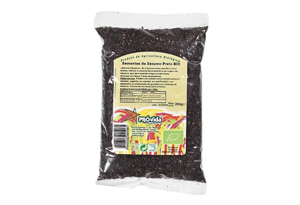596903 SEMENTES SESAMO PRETAS BIO 200 GR PROVID