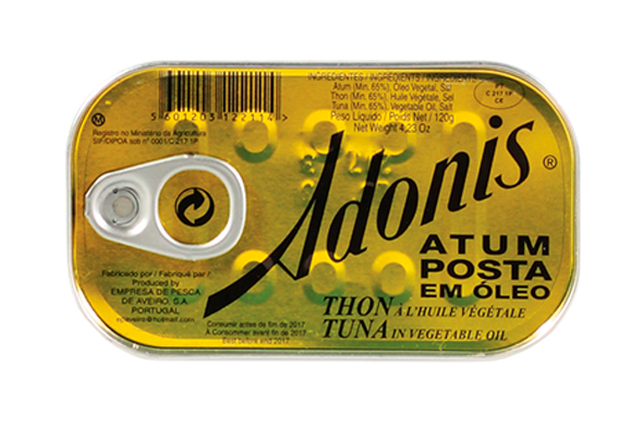 658914 ATUM POSTA OLEO VEG. ADONIS LT 120G PL