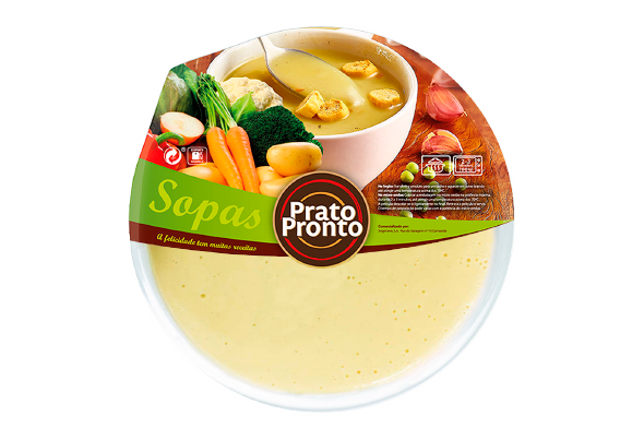 Distribuicao Sopa Alho Frances Prato Pronto