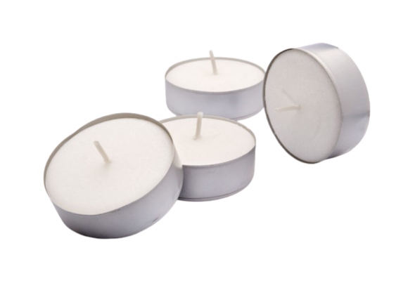 666175 VELAS TEALIGHT BRANCAS 4H PAC 50