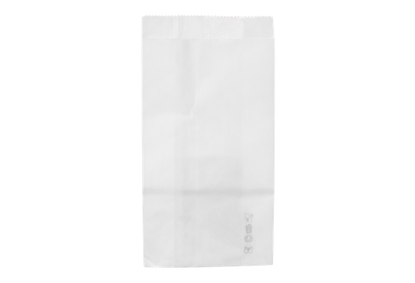 633213 SAQUETAS PAPEL BRANCO P PAO 14+6X32
