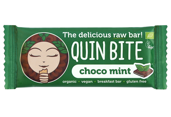 661477 BARRA BIO CHOCO MINT S G QUINBITE 30G