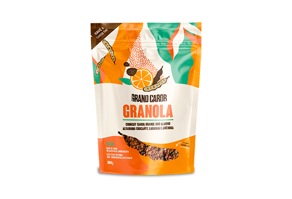 GRAND CAROB GRANOLA DE ALFARROBA E LARANJA 300G
