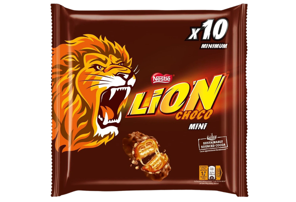 657134 CHOC MINI LION 198G (10X20G)