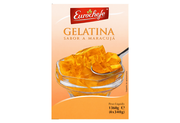 659608 GELATINA MARACUJA EUROCHEFE 4X340G