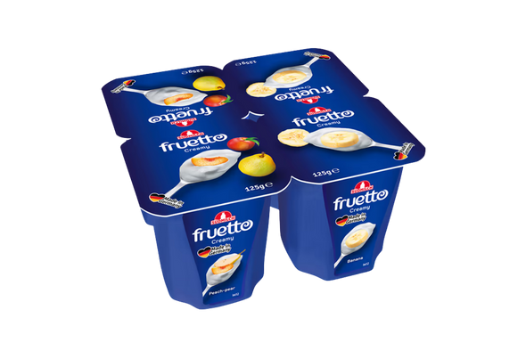 IOGURTE DE PÊSSEGO, PÊRA E BANANA FRUETTO