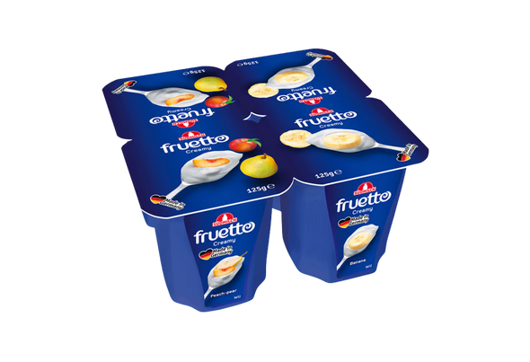 655055 FRUETTO CREMOSO PESS PERA BANANA 4X125G