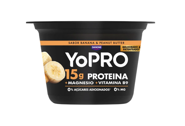IOGURTE YOPRO BANANA E MANTEIGA DE AMENDOIM DANONE
