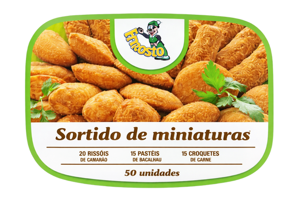 656663 SALGADOS SORT.MIN.CONG.FRIGOSTO 15GCX200