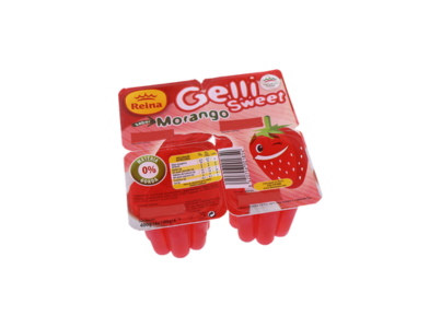 GELATINA GELLI SWEET MORANGO 4X90G VE (1)