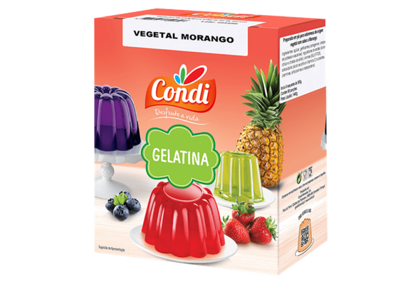659574 GELATINA VEG MORANGO S ALRG CONDI 4X360G