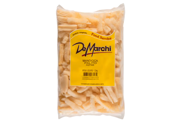 651123 DEMARCHI MANDIOCA PALITO CONG 1.2KG