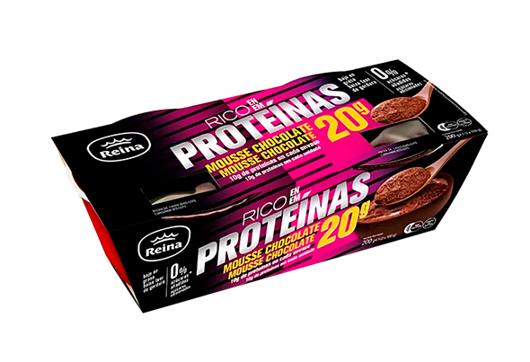 MOUSSE DE CHOCOLATE RICA EM PROTEÍNA REINA