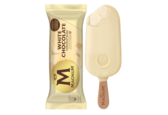 665282 GELADO CHOC BRANCO MAGNUM 110ML
