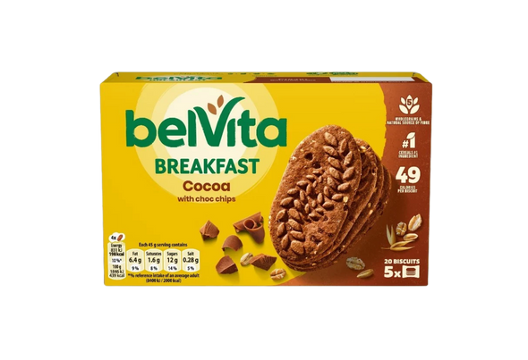653992 BOLACHA COCOA CH BREAK BELVITA 225G CX10