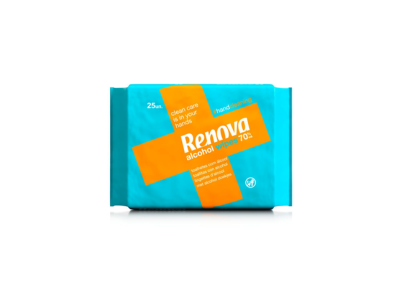 TOALHETES ALCOOL RENOVA CX20