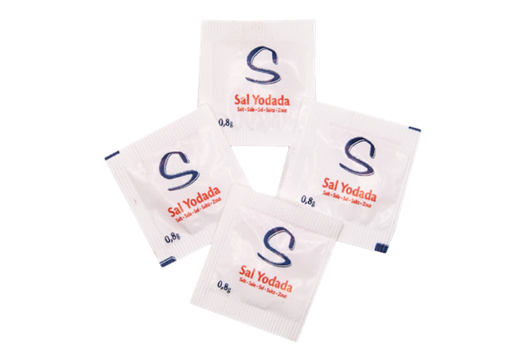 SAL IODADO AZACONSA DOSE INDIVIDUAL 0,8G CAIXA DE 2000