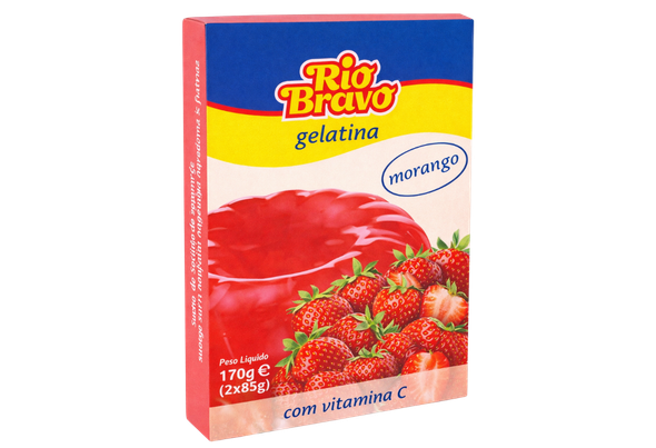 659576 GELATINA MORANGO RIO BRAVO 2X85G