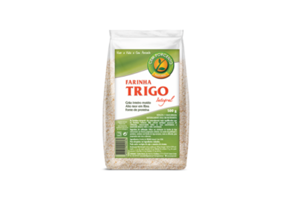 Farinha Trigo Integral 500 Gr Cem Cento